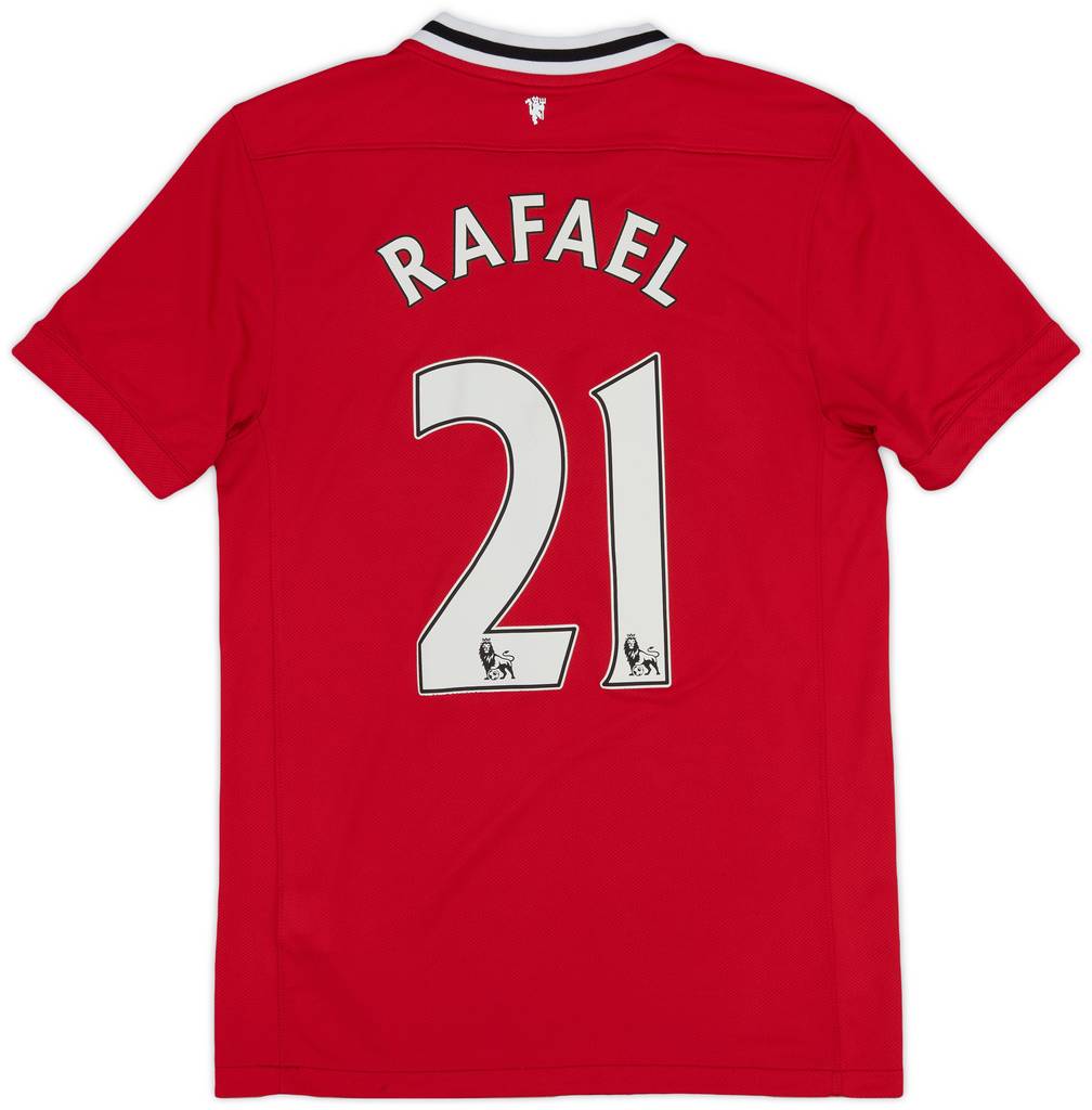 2011-12 Manchester United Home Shirt Rafael #21 - 7/10 - (S)