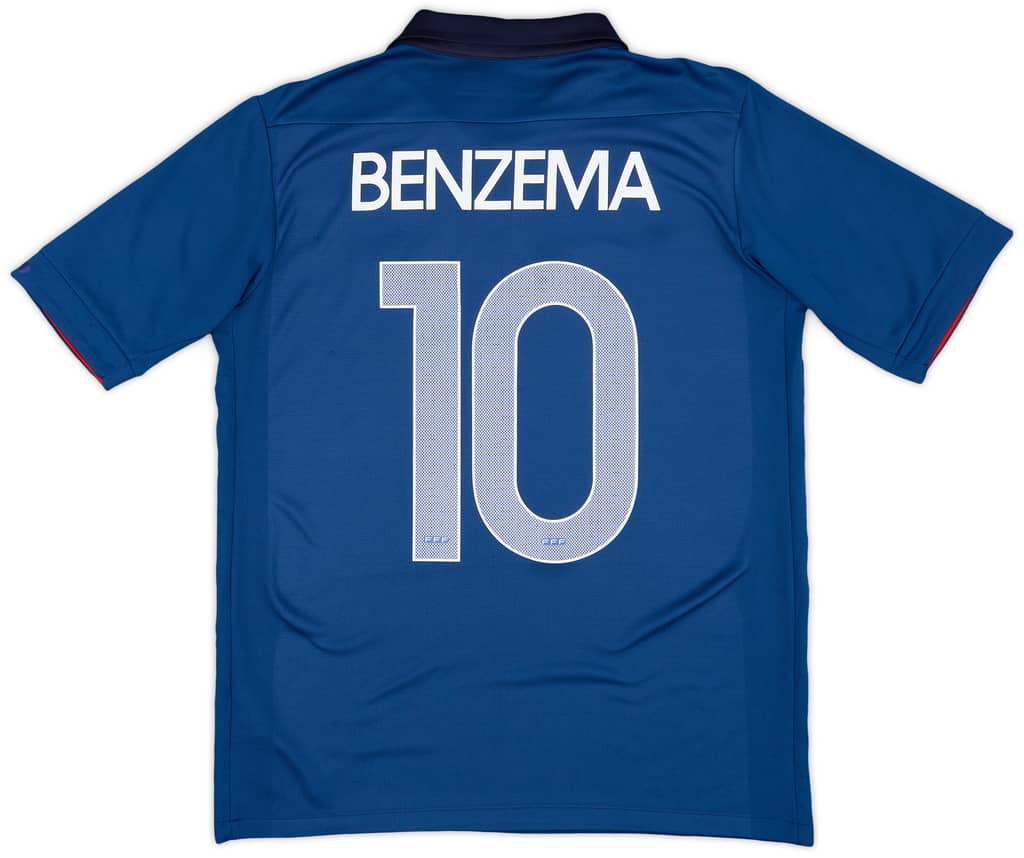 2011-12 France Home Shirt Benzema #10 - 8/10 - (XL.Boys)