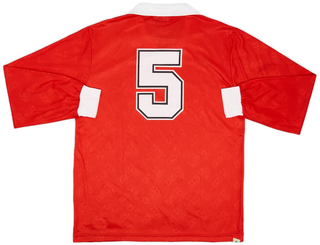 1990-91 Sliven Match Worn Cup Winners Cup Home L/S Shirt #5 (Mitev)