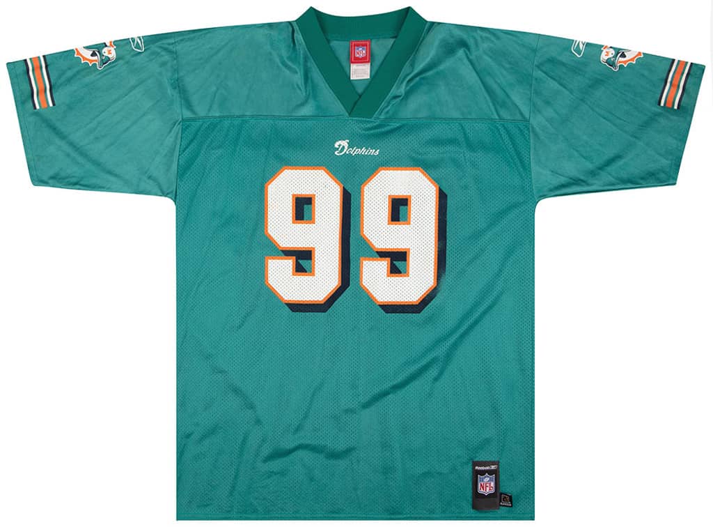 2005-06 Miami Dolphins Taylor #99 Reebok Replica Jersey (Home) XL