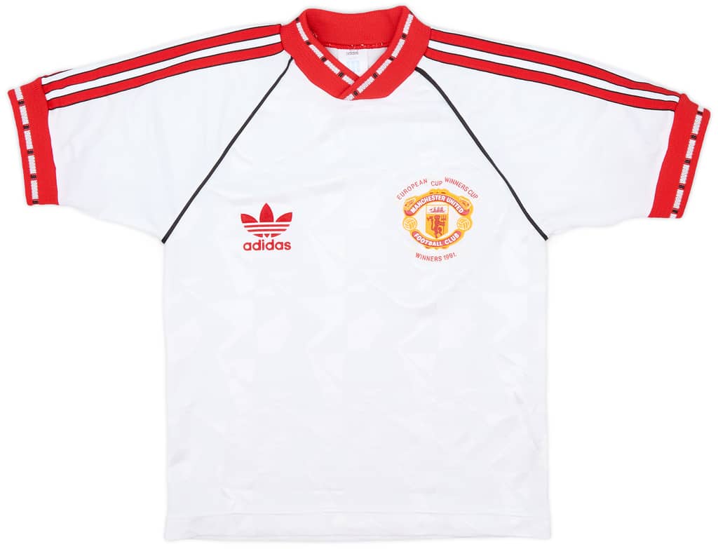 1991 Manchester United ECWC Shirt - 7/10 - (M.Boys)