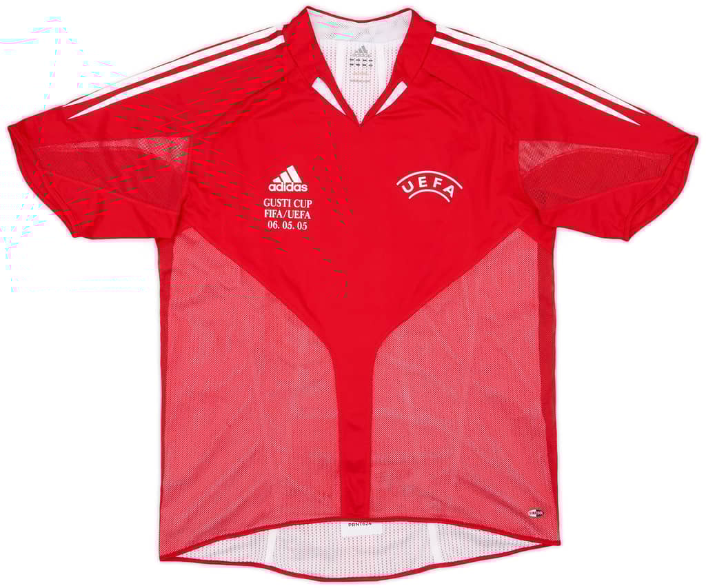 2005 UEFA XI Player Issue Gusti Cup Shirt #2 - 8/10 - (L)