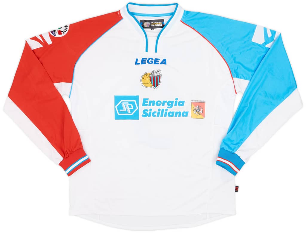 2005-06 Catania Match Worn Away Shirt Mascara #9