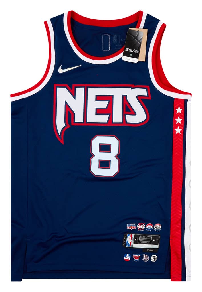 2021-22 Brooklyn Nets Mills #8 Nike Swingman Jersey (Alternate) L - W/Tags