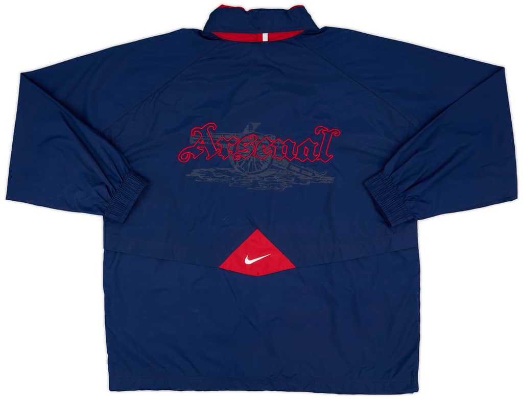 1998-99 Arsenal Nike Hooded Rain Jacket - 8/10 - (XL)