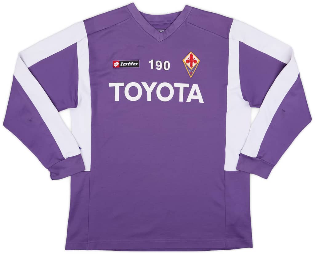 2005-06 Fiorentina Lotto Player Issue Sweat Top #190 - 7/10 - (XL)