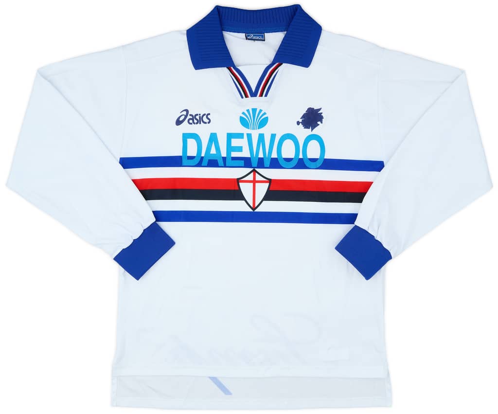 1997-98 Sampdoria Away L/S Shirt - 7/10 - (S)