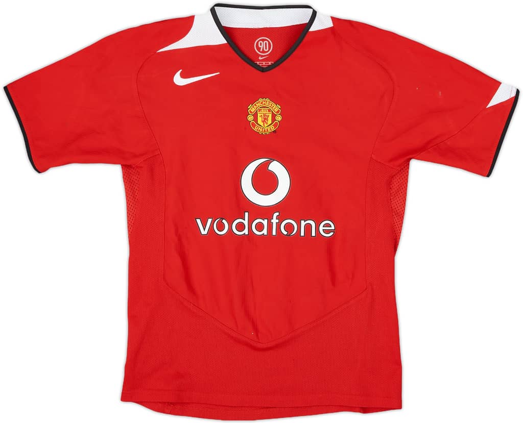 2004-06 Manchester United Home Shirt - 7/10 - (M.Boys)