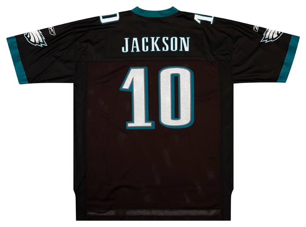 2008-09 Philadelphia Eagles Jackson #10 Reebok On Field Jersey (Alternate) XXL