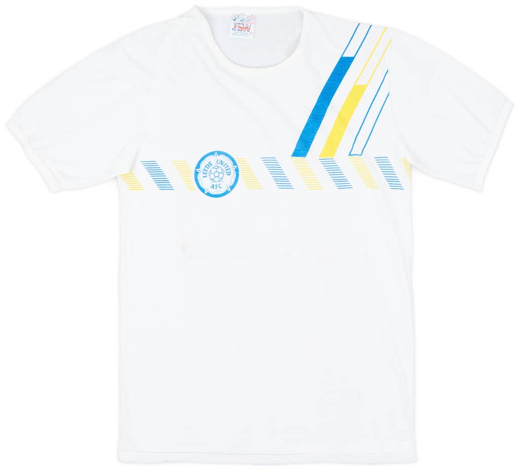 1987-88 Leeds United JSW Cotton Tee - 7/10 - (XL)