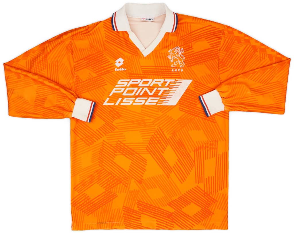 1992-94 Netherlands Match Issue Home L/S Shirt #13