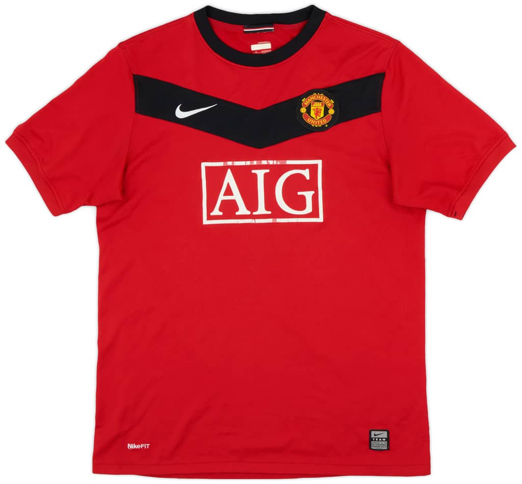 2009-10 Manchester United Home Shirt - 5/10 - (XL.Boys)
