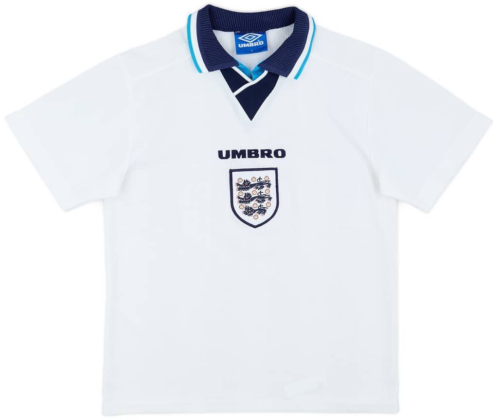1995-97 England Home Shirt - 9/10 - (Y)