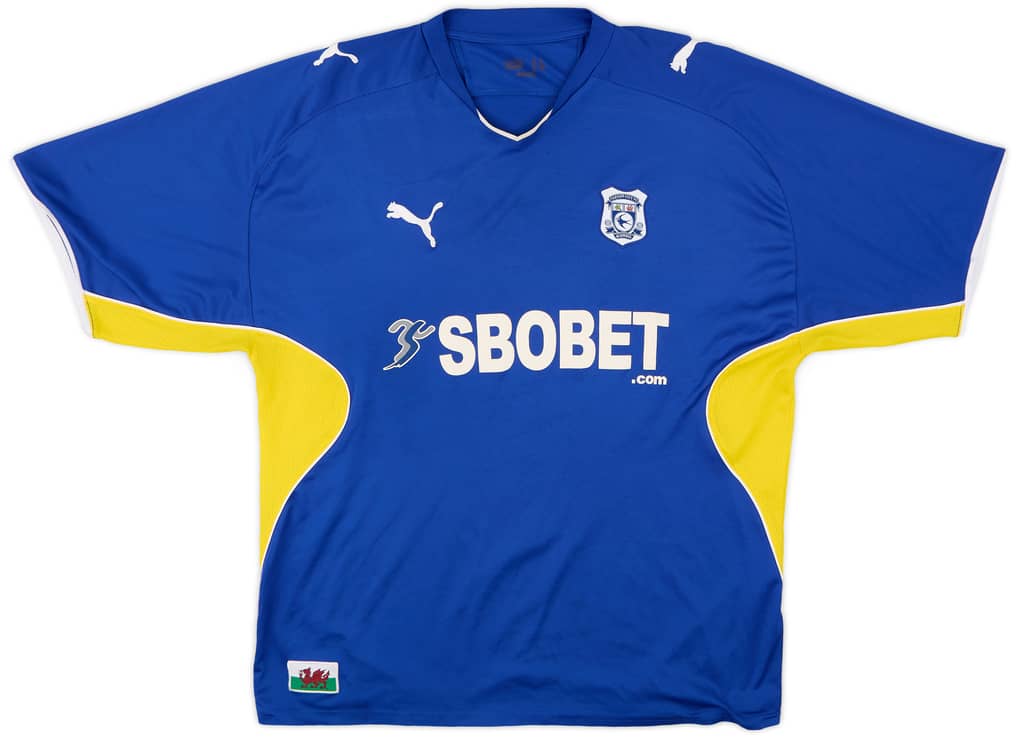 2009-10 Cardiff Home Shirt - 7/10 - (XL)