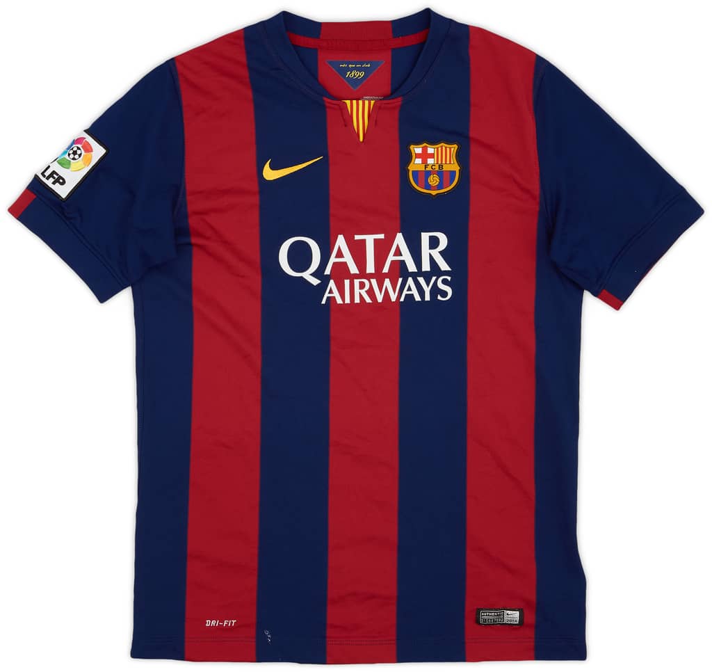 2014-15 Barcelona Home Shirt - 8/10 - (XL.Boys)