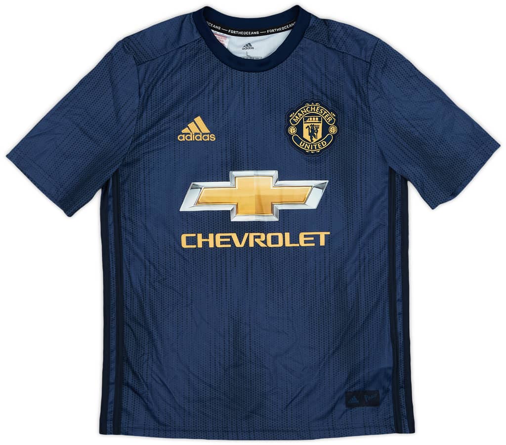 2018-19 Manchester United Third Shirt - 8/10 - (L.Boys)