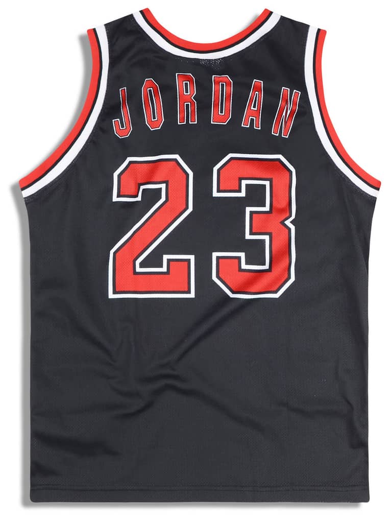 1997-98 Chicago Bulls Jordan #23 Champion Jersey (Alternate) S