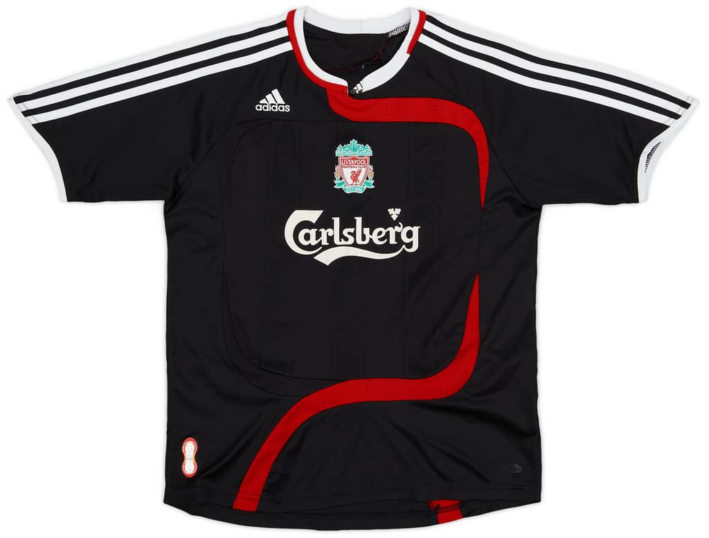 2007-08 Liverpool Third Shirt - 8/10 - (M.Boys)