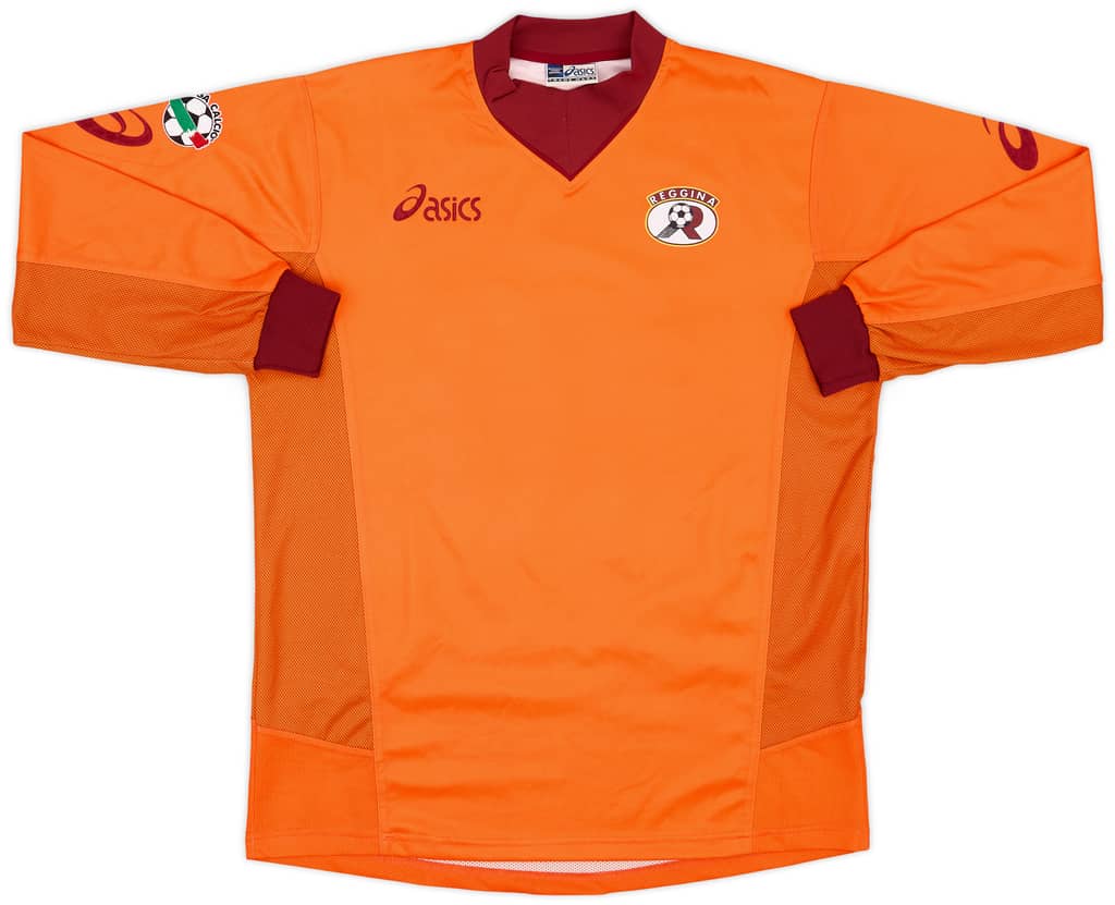 2003-04 Reggina Away L/S Shirt Nakamura #10 - 6/10 - (XL)