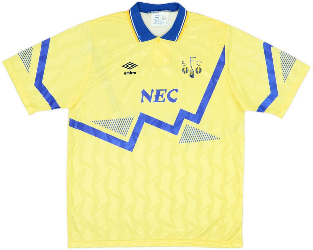1990-92 Everton Away Shirt - 10/10 - (L)
