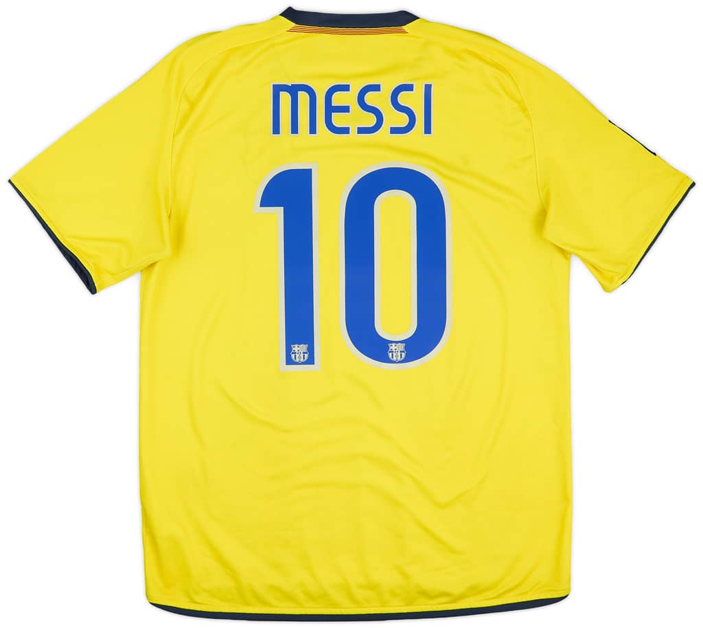 2008-10 Barcelona Away Shirt Messi #10 - 6/10 - (M)