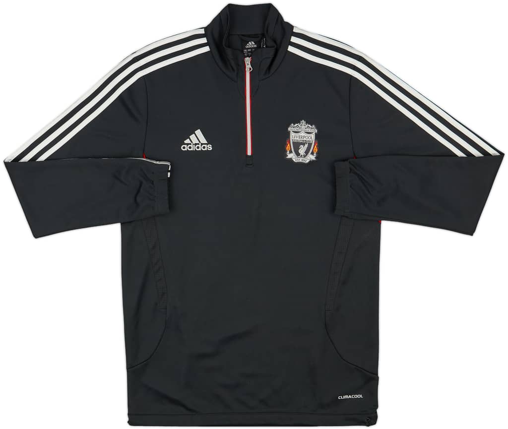 2011-12 Liverpool adidas 1/4 Zip Drill Top - 6/10 - (M)