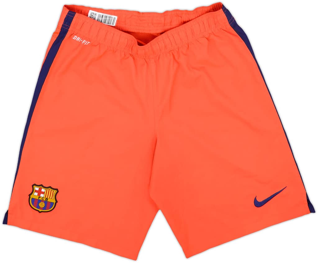 2014-15 Barcelona Away Shorts - 8/10 - (S)