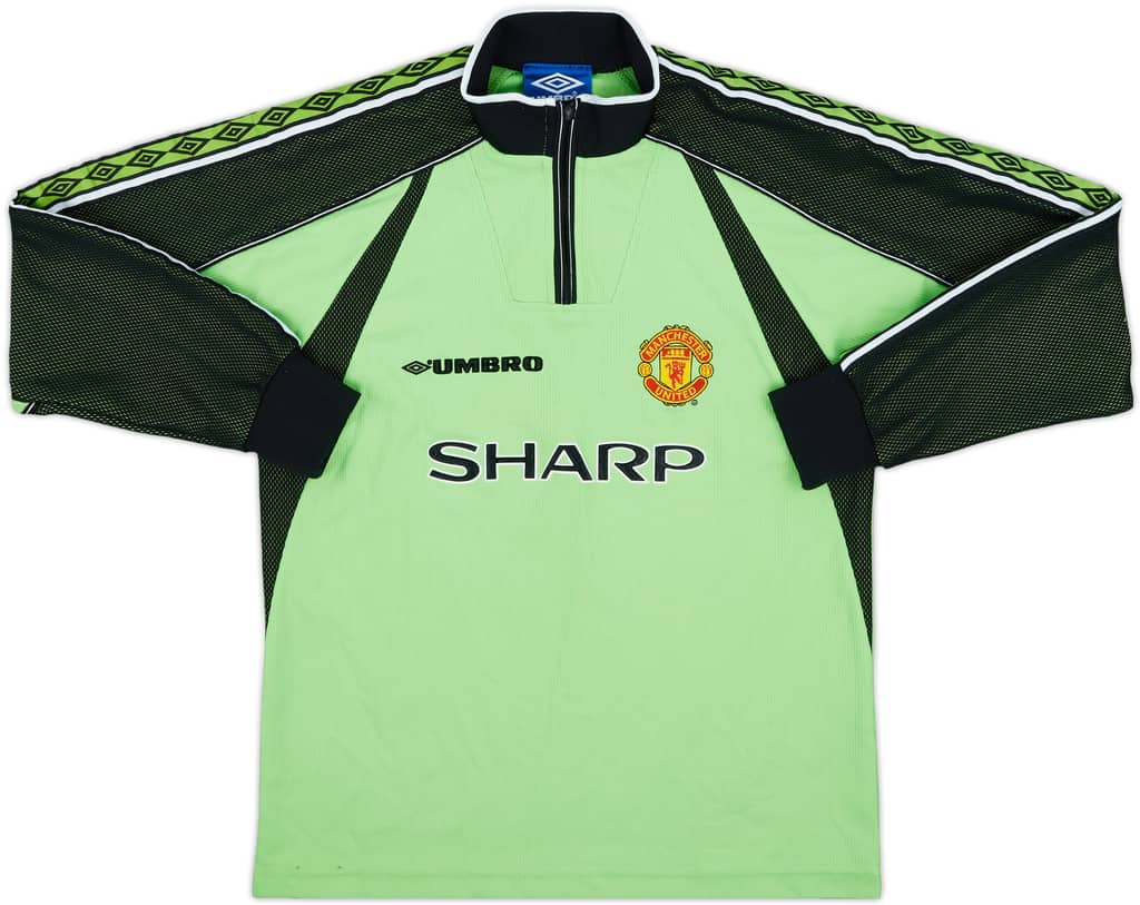 1998-99 Manchester United GK Shirt - 8/10 - (L.Boys)