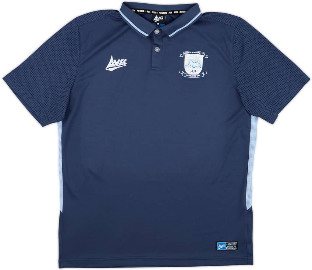 2010s Preston North End Avec Polo Shirt - 9/10 - (M)