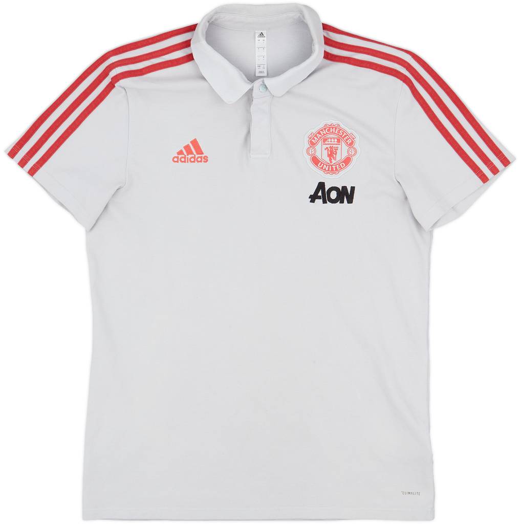 2018-19 Manchester United adidas Polo Shirt - 7/10 - (L)