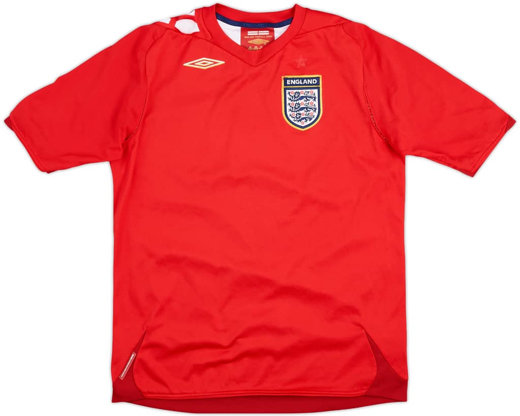 2006-08 England Away Shirt - 4/10 - (L.Boys)
