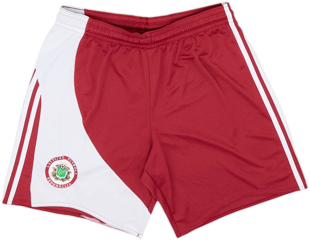 2006-08 Latvia Home Shorts - 8/10 - (L)