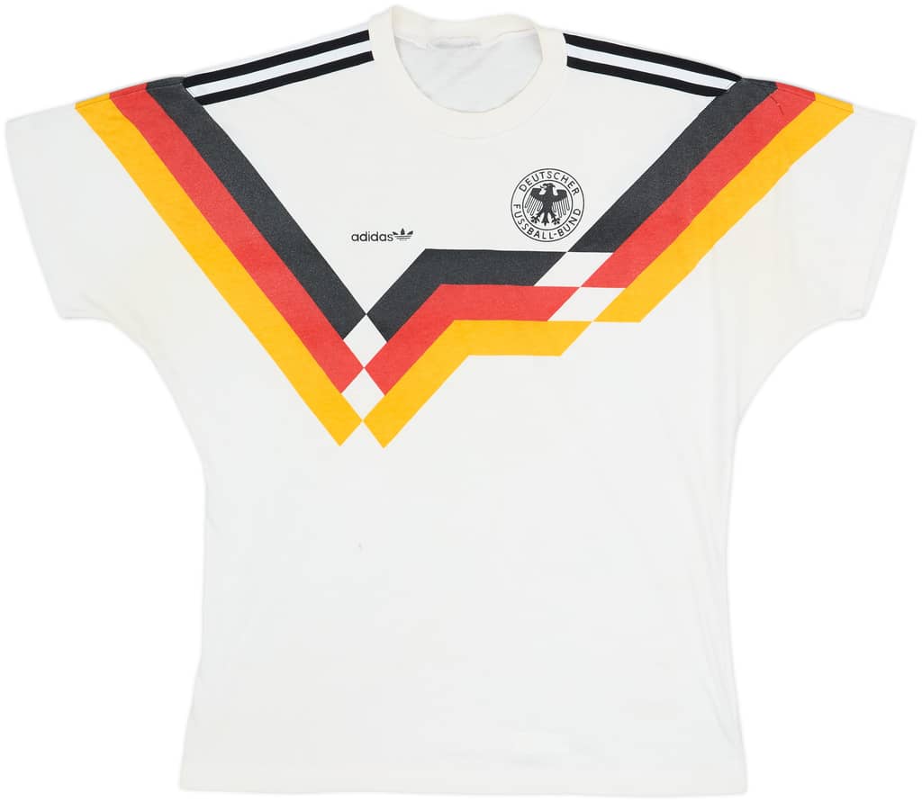 1990-92 Germany adidas Cotton Tee - 7/10 - (L/XL)