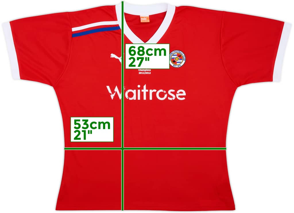 2011-12 Reading 'Champions' Away Shirt - 5/10 - (Women's L)