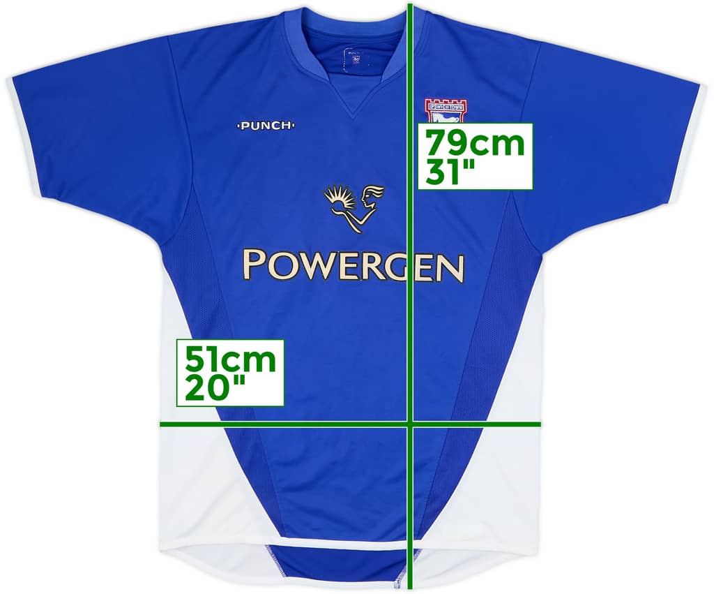 2003-05 Ipswich Home Shirt - 8/10 - (M)