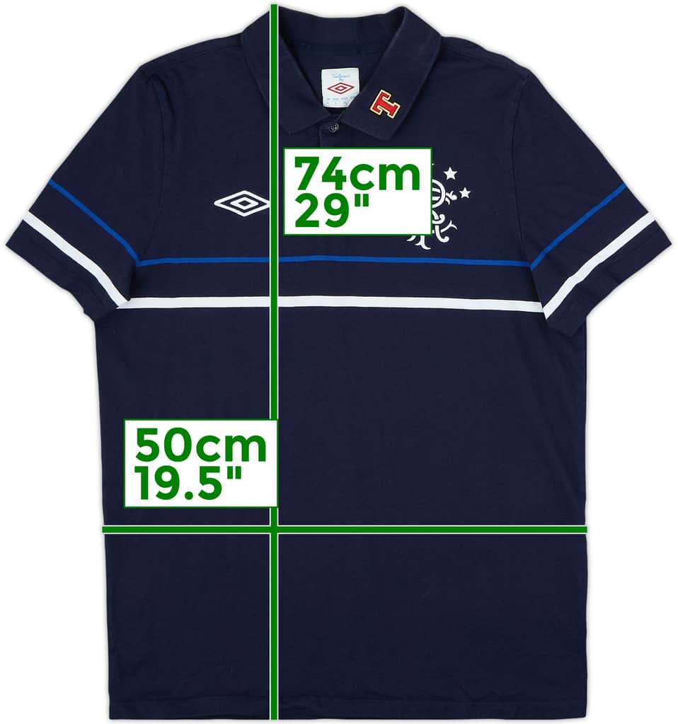 2011-12 Rangers Umbro Polo Shirt - 9/10 - (L)