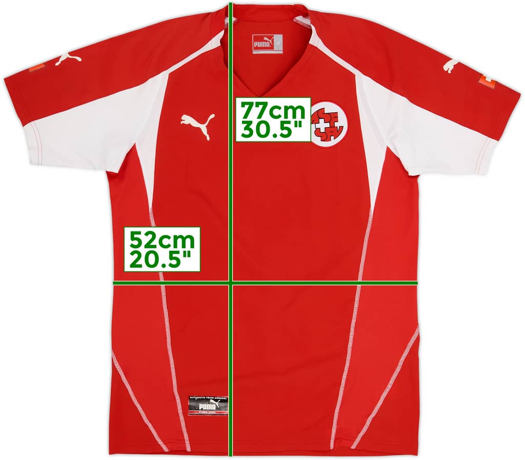 2004-06 Switzerland Home Shirt - 9/10 - (M)