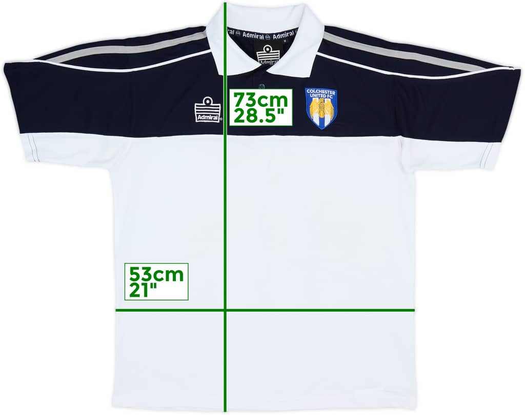 2005-06 Colchester United Admiral Polo Shirt - 10/10 - (M)