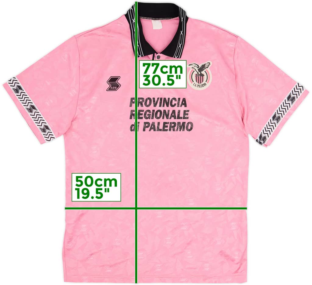1994-96 Palermo Home Shirt - 9/10 - (L)