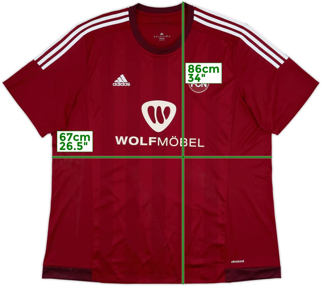 2015-16 Nurnberg Home Shirt - 8/10 - (3XL)