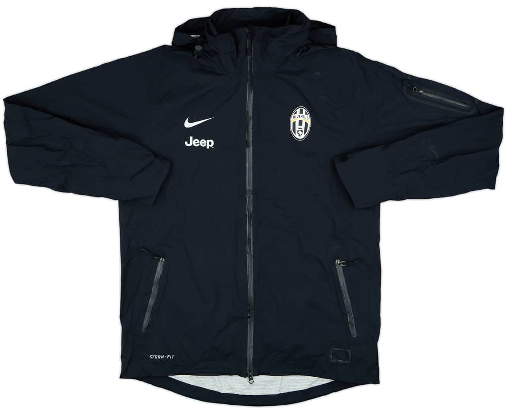 2012-13 Juventus Nike Hooded Rain Jacket - 8/10 - (M)
