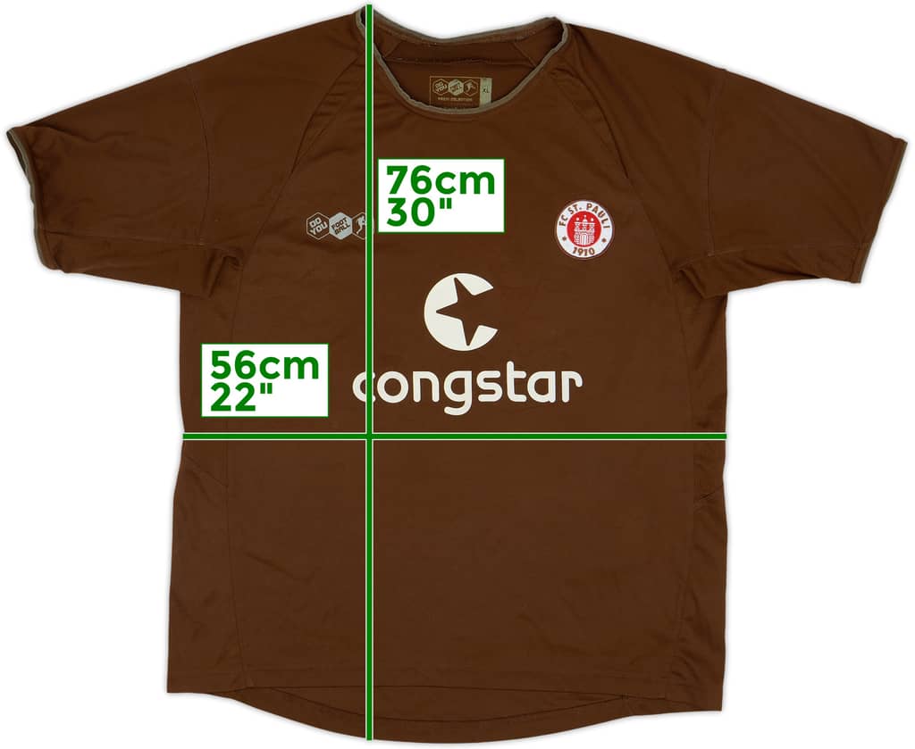 2007-08 St Pauli Home Shirt - 7/10 - (XL)