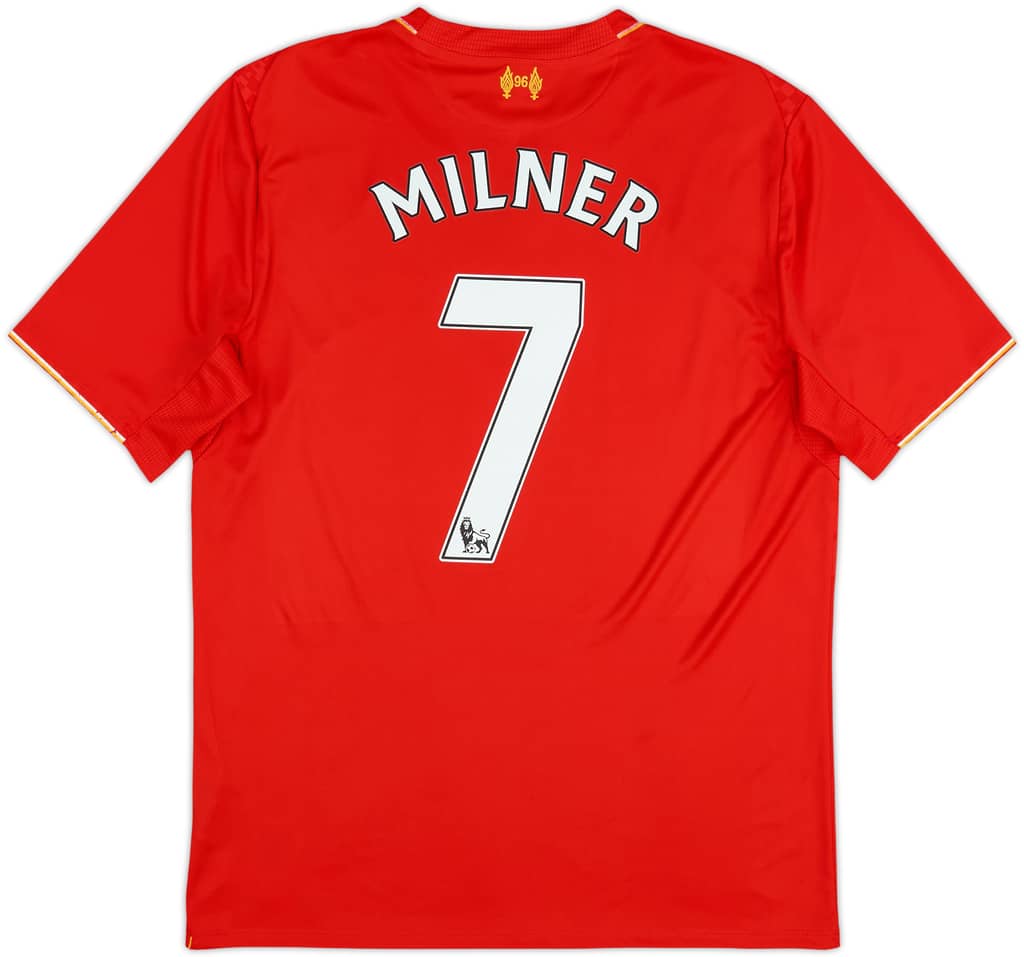 2015-16 Liverpool Home Shirt Milner #7 - 8/10 - (S)