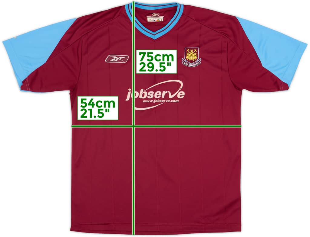 2003-05 West Ham Home Shirt - 8/10 - (L)