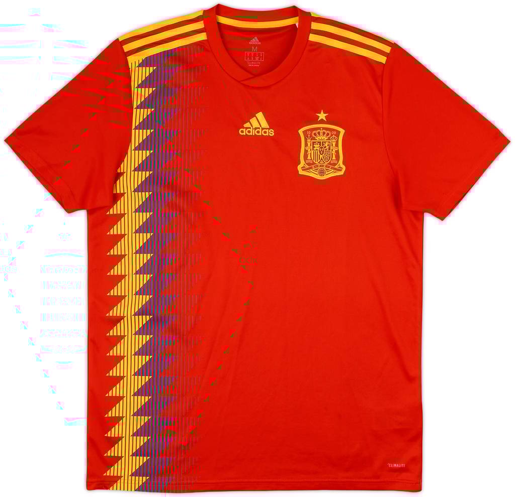 2018-19 Spain Home Shirt - 8/10 - (M)