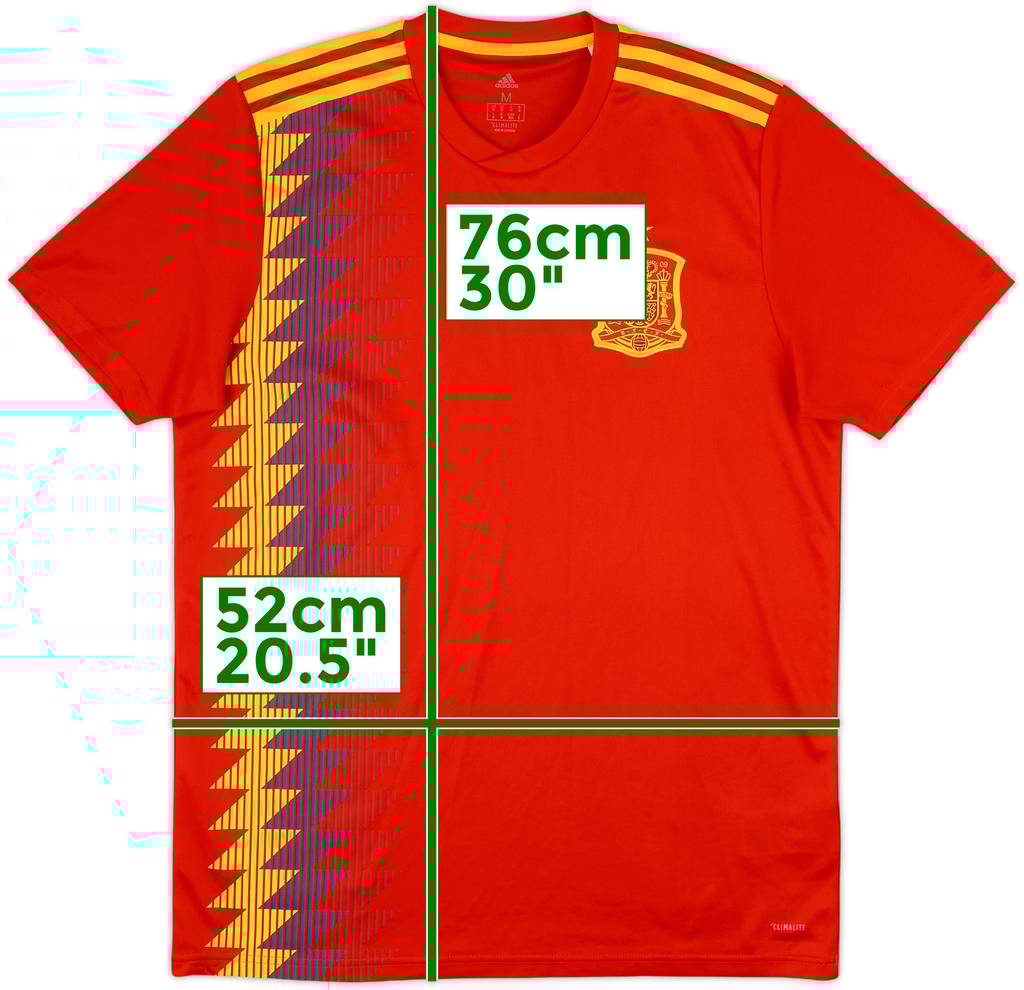 2018-19 Spain Home Shirt - 8/10 - (M)