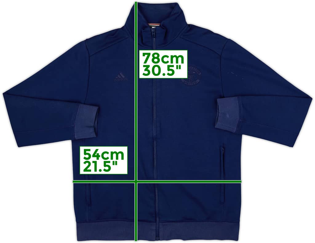 2015-16 Manchester United adidas Track Jacket - 7/10 - (L)