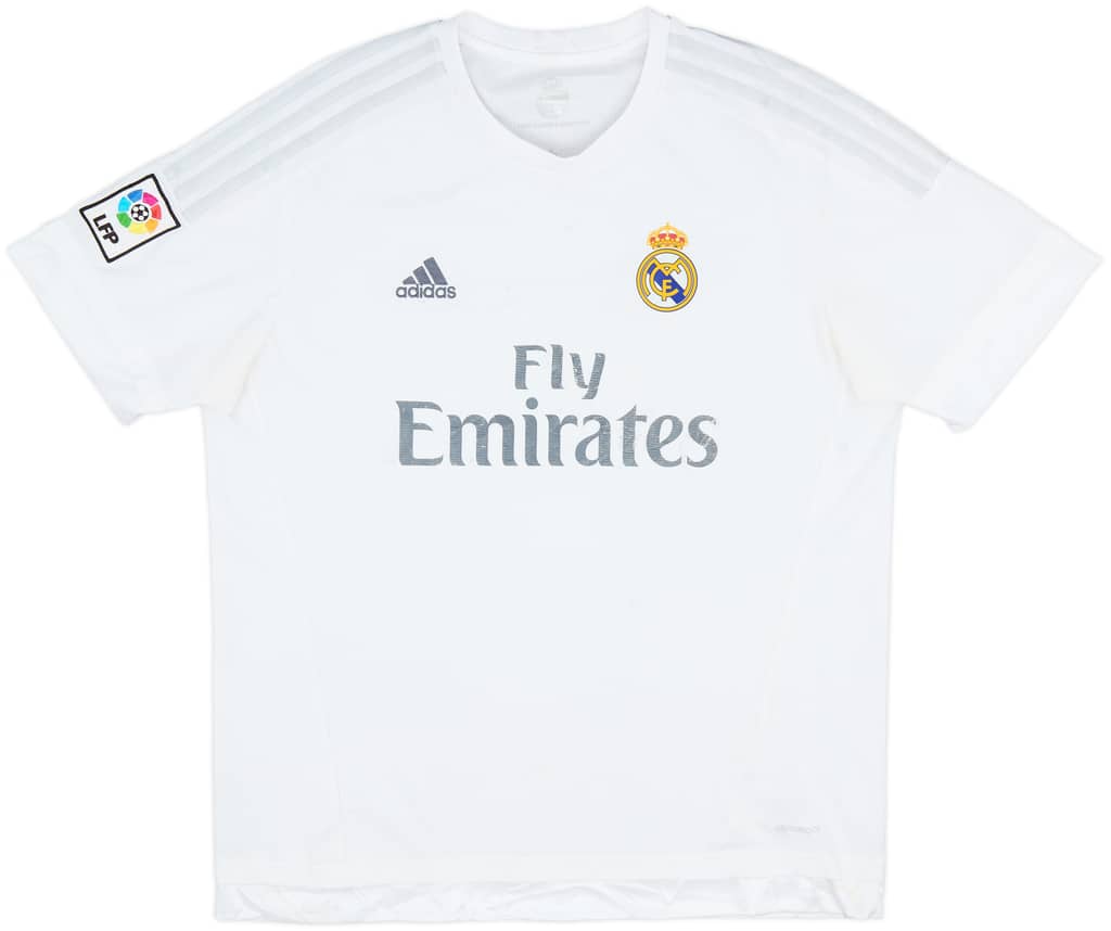 2015-16 Real Madrid Home Shirt - 5/10 - (XL)