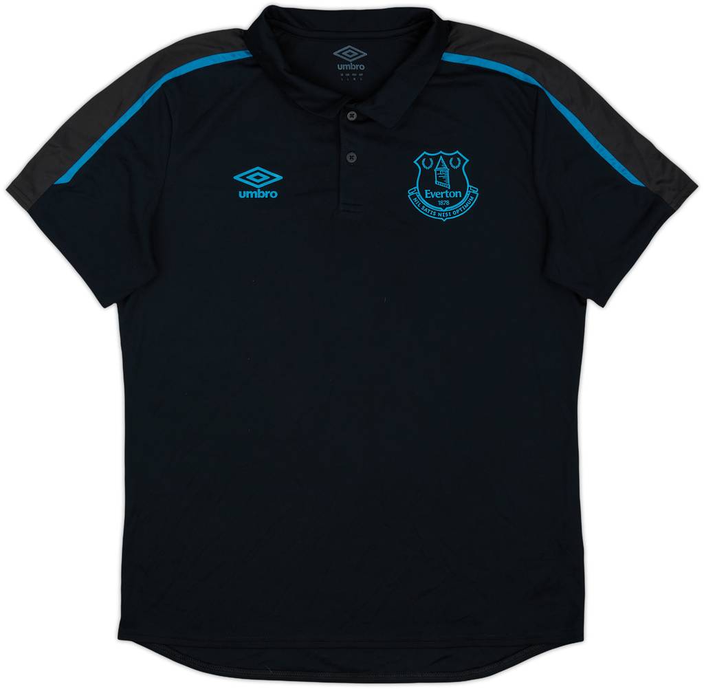 2017-18 Everton Umbro Polo Shirt - 8/10 - (L)