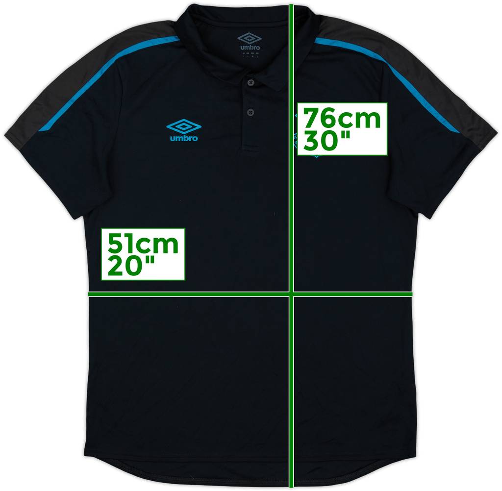 2017-18 Everton Umbro Polo Shirt - 8/10 - (L)